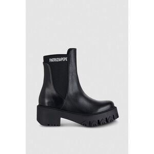 Patrizia Pepe Black Calfskin Ankle Women's Boots